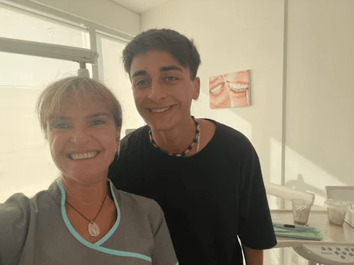 Paciente feliz imagen