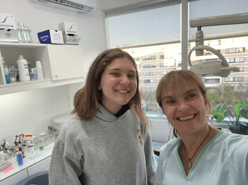 Paciente feliz imagen